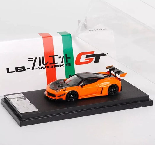 Star Model Ferrari 458 GT LBWK Silhouette Works Orange 1:64