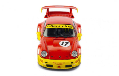 Ixo 2018 Porsche 911 964 RWB Idlers No 17 Red and Yellow 1:43