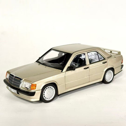 Norev 1984 Mercedes Benz 190E W201 2.3 16V Smoke Silver Metallic 1:18