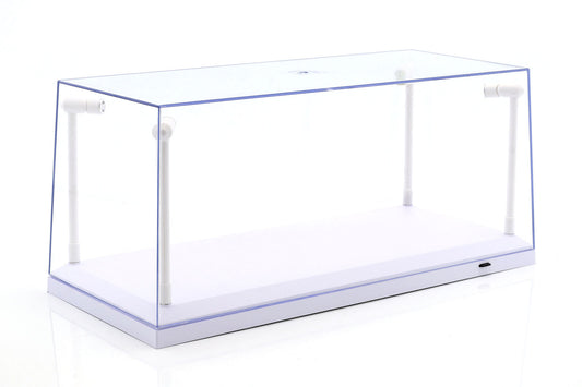 Triple 9 - Accessories - LED Display Case Acrylic with White Plastic Base 1:18