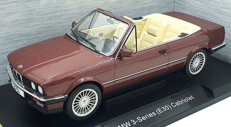 MCG 1989 BMW 325i (e30) Cabriolet Red 1:18