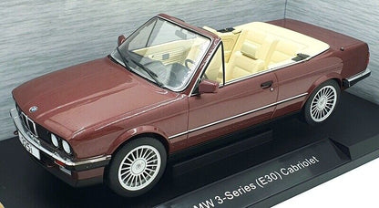 MCG 1989 BMW 325i (e30) Cabriolet Red 1:18