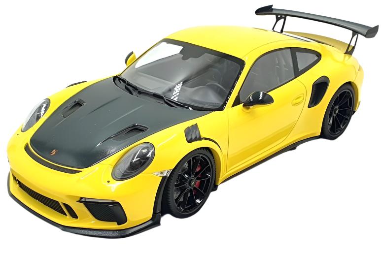 Minichamps 2019 Porsche 911 991.2 GT3 RS Yellow w/ Black Hood 1:18 SEALED