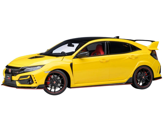 AUTOart 2021 Honda Civic Type R (FK8) Sunlight Yellow 1:18