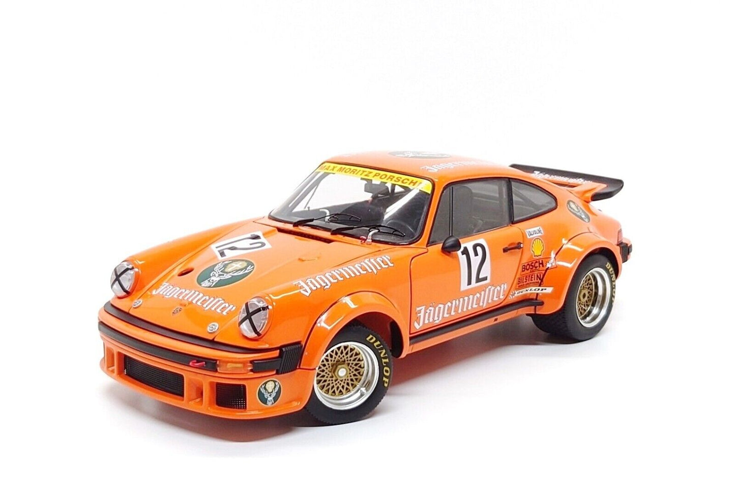 Schuco 1976 Porsche 911 934 RSR Jagermeister No 12 Eifelrennen DRM Orange 1:18