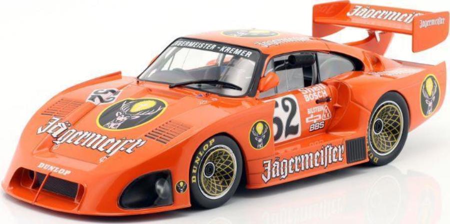 Werk83 1981 Porsche 935 K4 Turbo Team Kremer Jeigermeister #52 Winner Norisring DRM 1:18