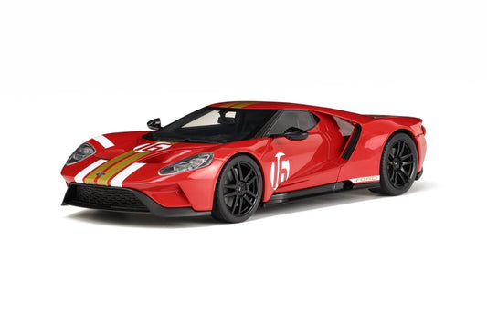 GT Spirit 2022 Ford GT Heritage Edition No 6 Alan Mann Red 1:18 RESIN