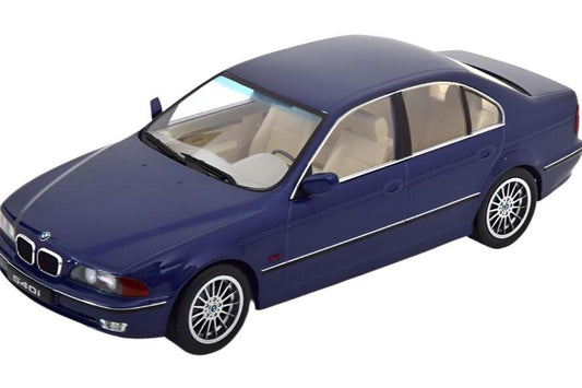 KK-Scale 1995 BMW 540i (e39) Sedan Blue Metallic 1:18