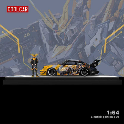 Cool Car Porsche 911 964 RWB Banshee Mecha Livery "Gundam" w/ Figure 1:64