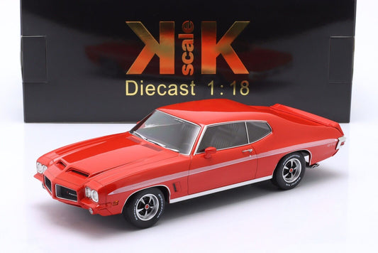 KK Scale 1972 Pontiac LeMans GTO Red 1:18