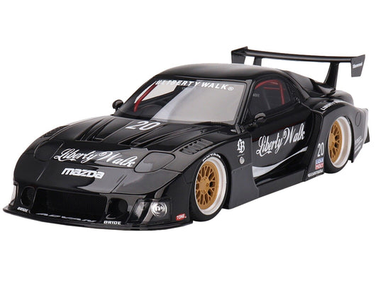 Topspeed Mazda RX-7 FD LB-Super Silhouette Liberty Walk Black 1:18