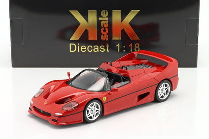 KK Scale 1995 Ferrari F50 Open Top Red 1:18