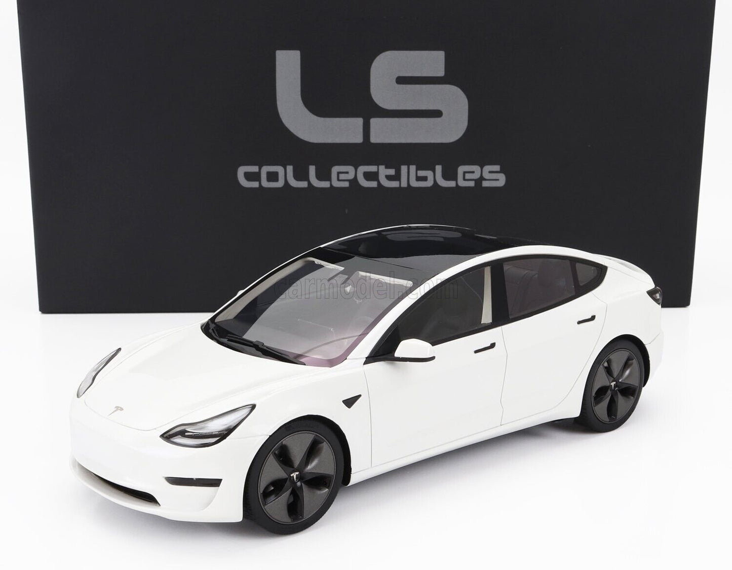 LS Collectibles 2021 Tesla Model 3 Multi-Coat White 1:18 RESIN, SEALED