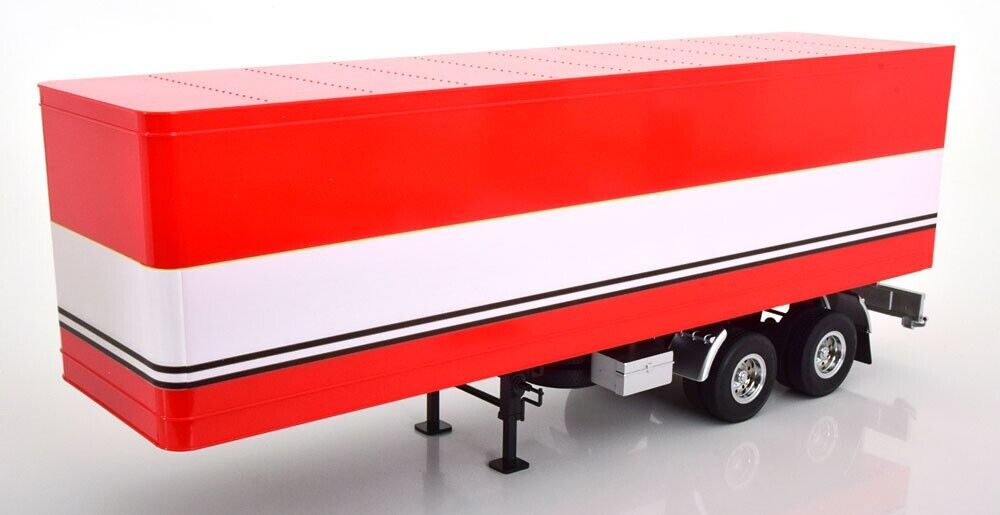 Road Kings Trailer Truck BJ & the Bear Red and White 1:18