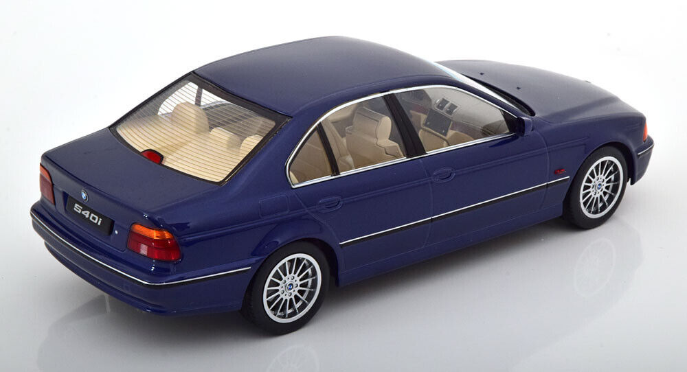 KK-Scale 1995 BMW 540i (e39) Sedan Blue Metallic 1:18