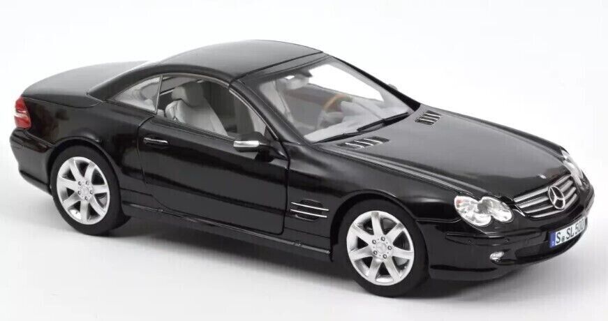 Norev 1:18 2003 Mercedes-Benz SL 500 Convertible Black