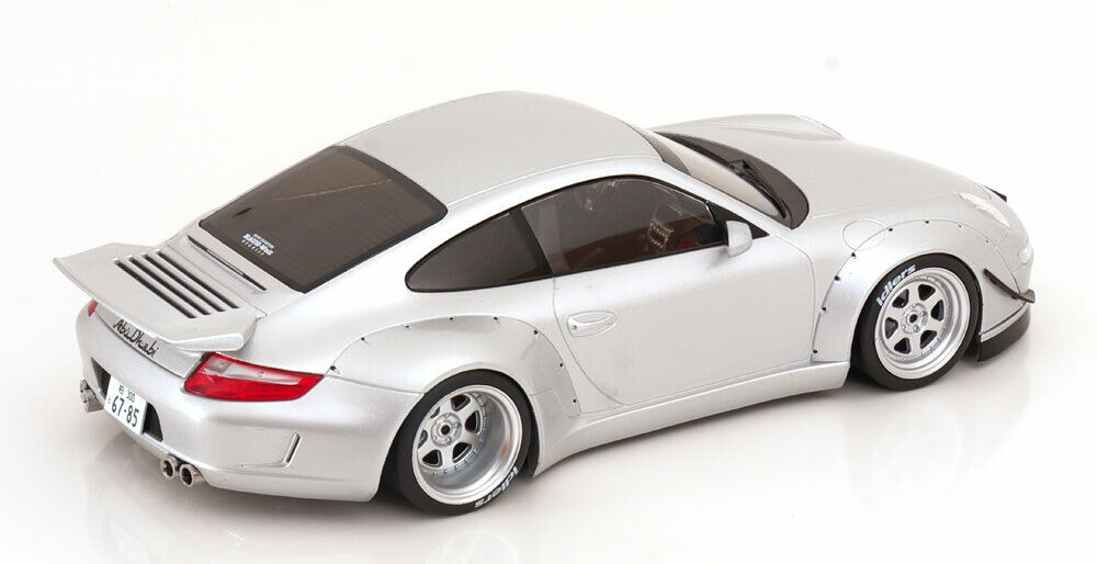 Ixo Porsche 911 997 RWB Silver 1:18