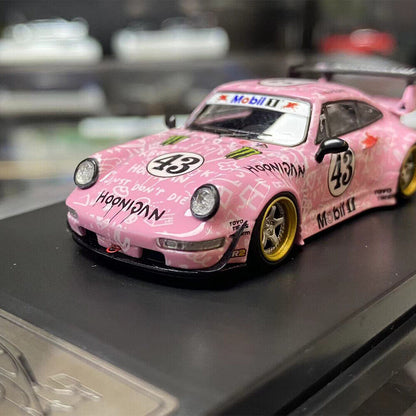 King Model Porsche 911 964 RWB Pink Hoonipigasus 1:64