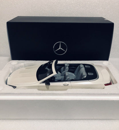 GT Spirit Mercedes Benz S63 AMG Convertible Designo Diamond White (Dealer Edition) 1:18 Resin, SEALED