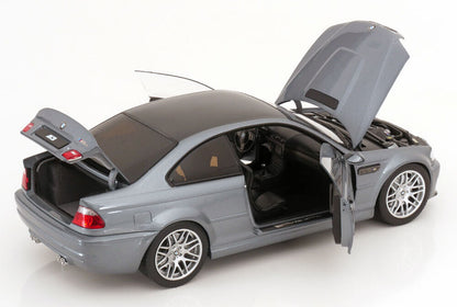 Norev 2000 BMW M3 CSL (E46) Grey Metallic 1:18