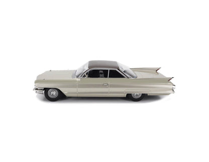 KK Scale 1961 Cadillac Series 62 Coupe Beige Brown 1:18