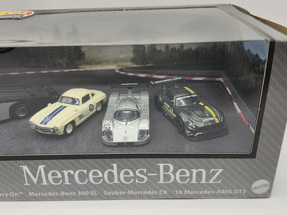 Hot Wheels Premium Collector Set #8 Mercedes Benz in Diorama Box 1:64