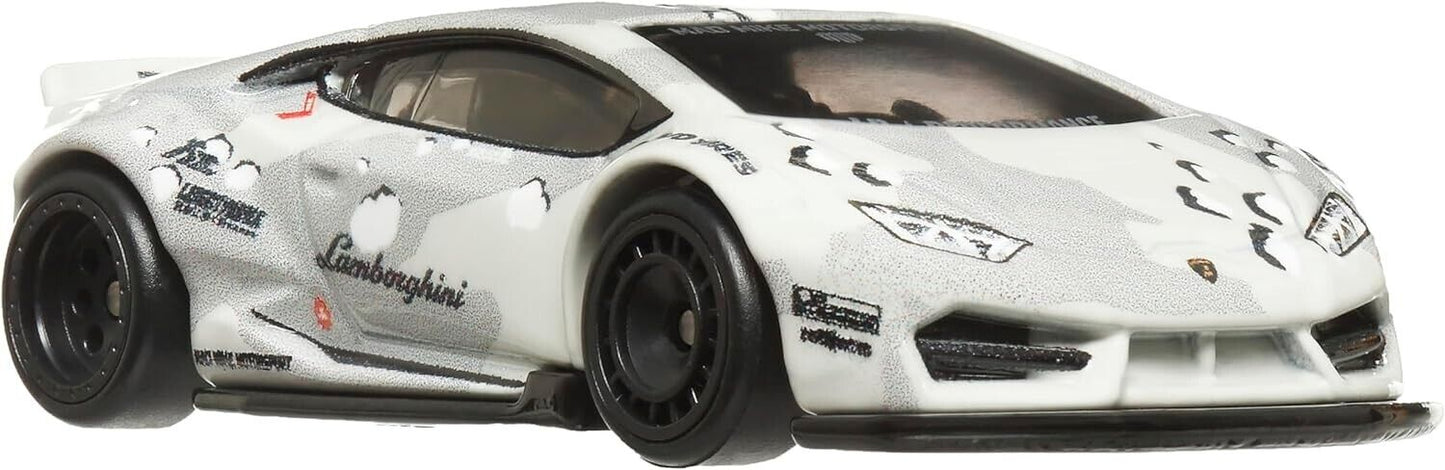 Hot Wheels Premium Slide Street Series 2 Lamborghini Huracan LB-Works Japan Grey 1:64