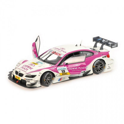 Minichamps 2012 BMW M3 (E92) DTM Team BMW RBM Crowne Plaza No 15 White & Pink 1:18