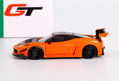 Star Model Ferrari 458 GT LBWK Silhouette Works Orange 1:64