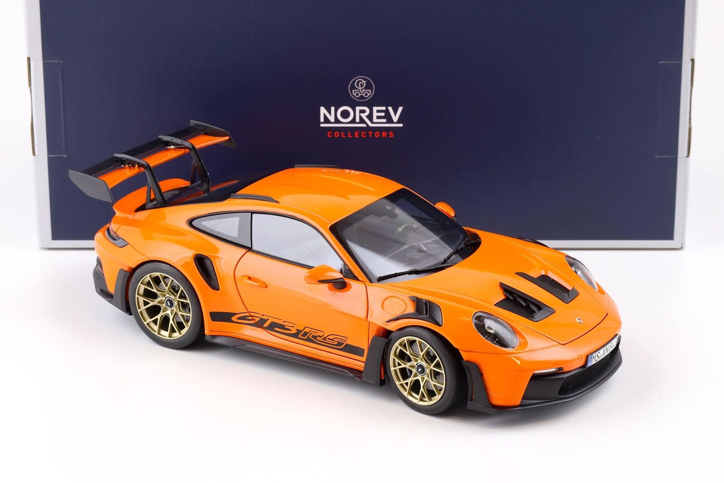 Norev Porsche 911 992 GT3 RS Gulf Orange 1:18