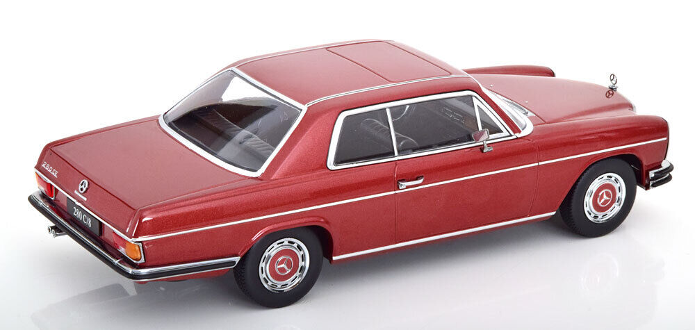 KK Scale 1969 Mercedes-Benz 280 C (W114) Red 1:18