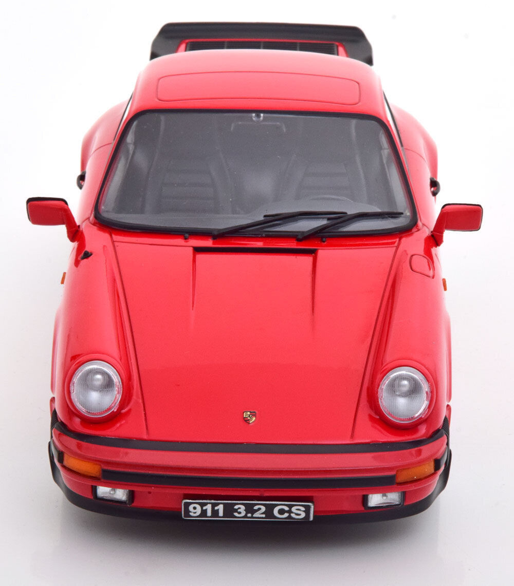 KK Scale 1989 Porsche 911 Carrera 3.2 Clubsport Red 1:18