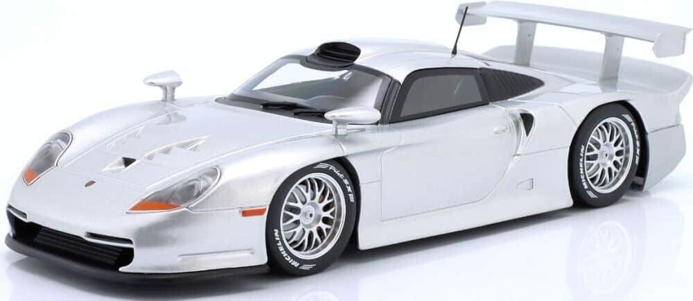 Werk83 1997 Porsche 911 (996) GT1 Street Version Silver 1:18