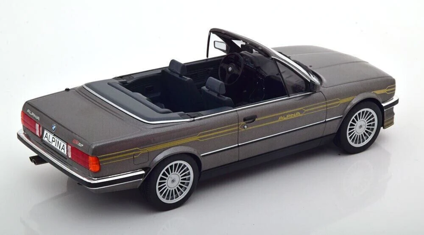 MCG 1989 BMW 325i (e30) Cabriolet Alpina C2 Grey Metallic 1:18