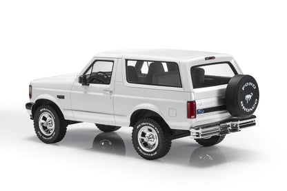 LS Collectibles 1992 Ford Bronco 4x4 Hard Top Closed White 1:18