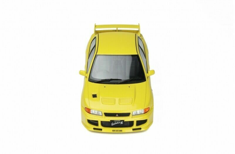 Otto 1995 Mitsubishi Lancer EVO III Hardtop Dandelion Yellow 1:18 RESIN, SEALED