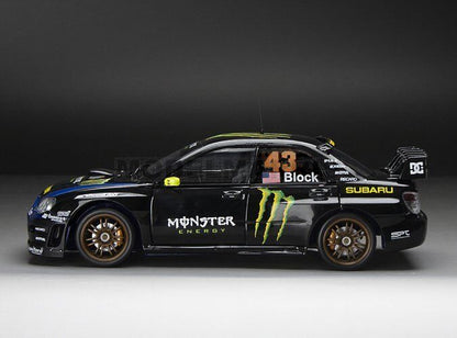 Sun-Star 2006 Subaru Impreza WRC06 No 43 Gymkhana 2008 Ken Block Monster Energy 1:18