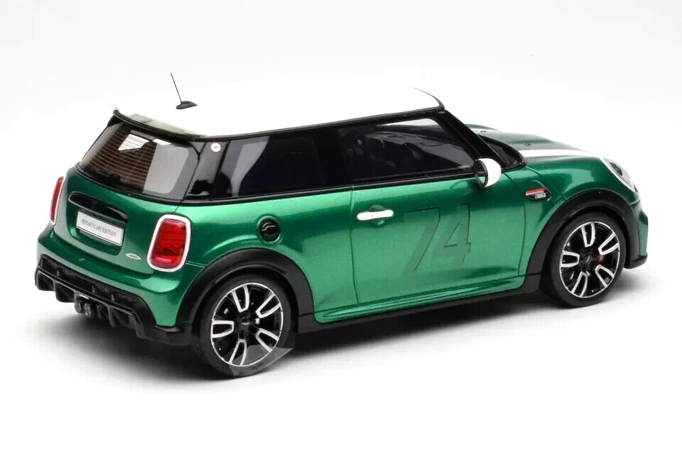 Otto 2023 Mini Cooper F56 JCW John Cooper Works British Racing Green 1:18 Resin