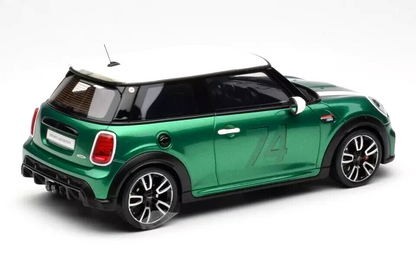 Otto 2023 Mini Cooper F56 JCW John Cooper Works British Racing Green 1:18 Resin