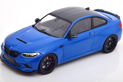 Minichamps 2020 BMW M2 CS (F87) Misano Blue w/ Black Wheels  1:18