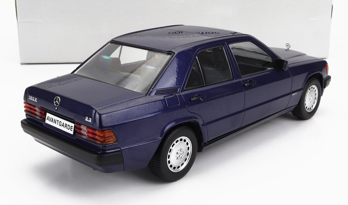 Triple 9 1993 Mercedes-Benz 190 E 2.3 Avantgarde (W201) Dark Blue 1:18