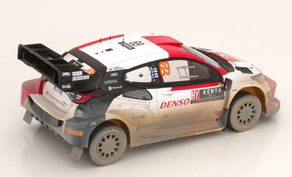 Ixo 2023 Toyota Yaris GR Hybrid Rally1 Team Toyota Gazoo Racing WRT (Dirty Version) No 69 White, Black, Red 1:18