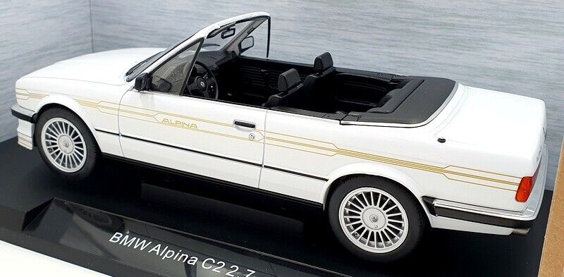 MCG 1989 BMW 325i (e30) Cabriolet Alpina C2 2.7 White 1:18