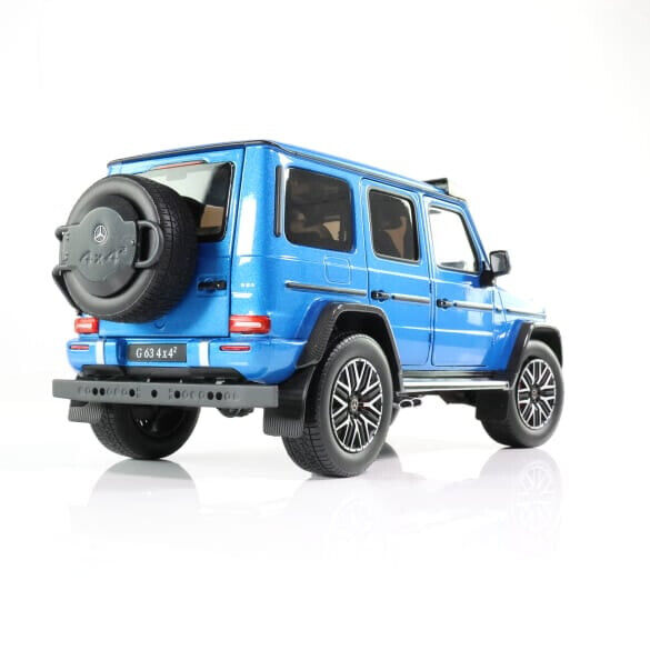 I-Scale 2020 Mercedes-Benz G63 4x4 G-Class (W463) 4.0 V8 Biturbo 585cv AMG South Sea Blue 1:18