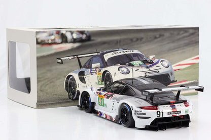 Ixo 2018 Porsche 911 991.2 GT3 RSR-19 No 91 Goodbye Team Porsche GT WEC 8hr 2022 1:18