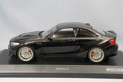 Minichamps 2020 BMW M2 CS (F87) Black w/ Gold Wheels 1:18 Resin