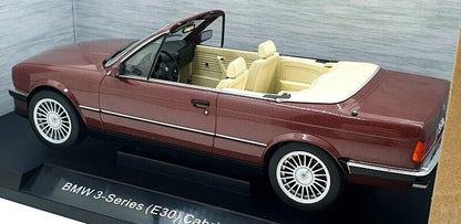 MCG 1989 BMW 325i (e30) Cabriolet Red 1:18