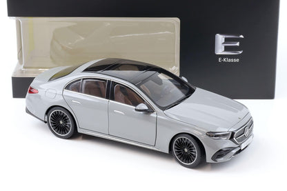 Norev 2024 Mercedes-Benz E-Class AMG Line (W214) Alpine Grey 1:18 DEALER EDITION