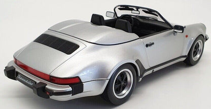 KK Scale 1989 Porsche 911 Speedster G Series Silver Metallic 1:18