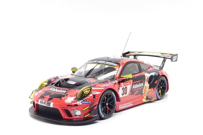 Ixo 2019 Porsche 911 991.2 GT3 R Team Frikadelli Racing No 30 24hr Nurburgring 2020 Red & Black 1:18